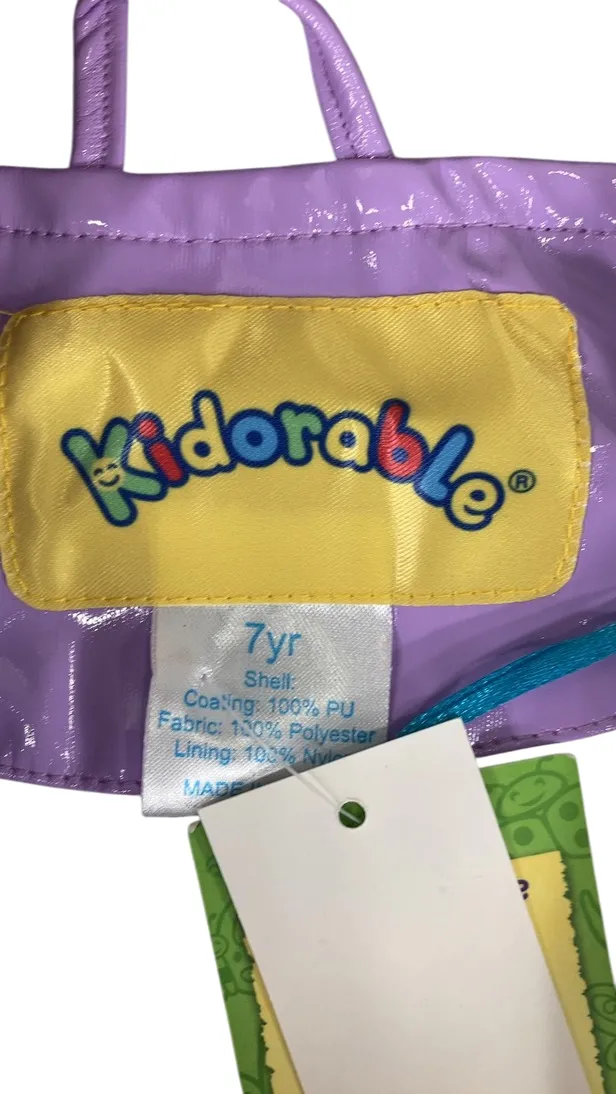 Kidorable Ballerina Raincoat, 7 yr