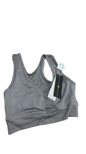 Kindred Bravely French Terry Racerback Nursing and Sleep Bra, Grey, X-Small