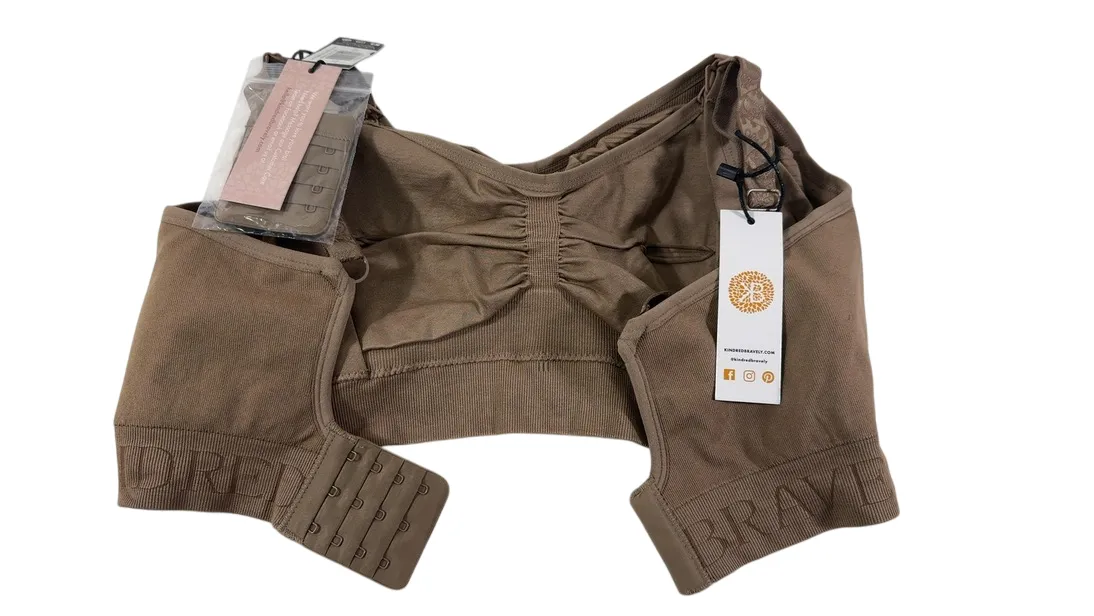 Kindred Bravely Sublime Hands-Free Pumping & Nursing Bra, Medium, Latte, Busty
