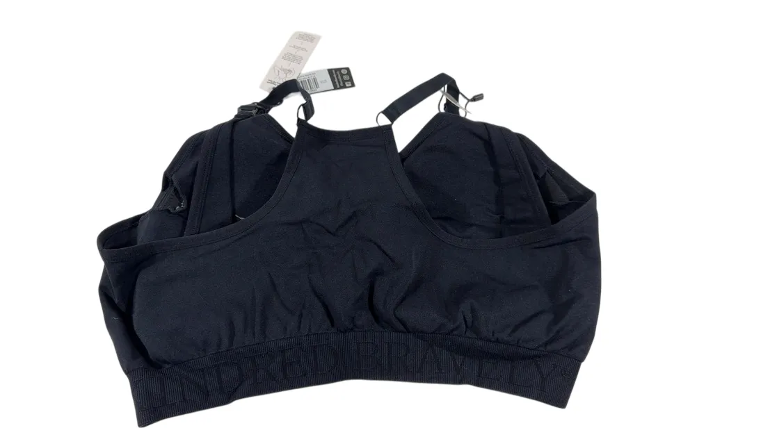 Kindred Bravely Sublime Nursing Sports Bra, Black, Regular, 1X