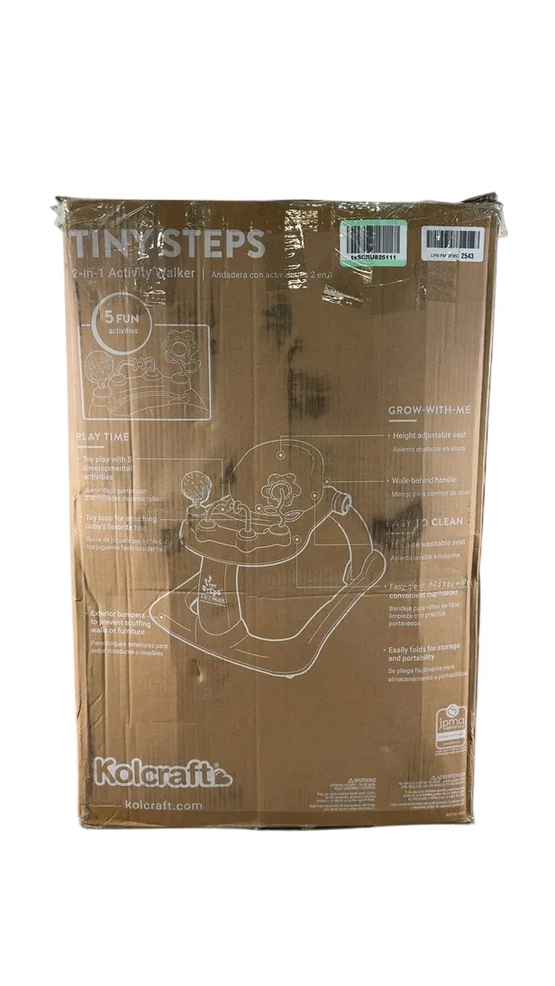Kolcraft Tiny Steps 2-in-1 Activity Walker