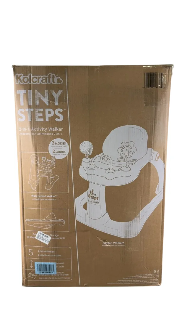Kolcraft Tiny Steps 2-in-1 Activity Walker