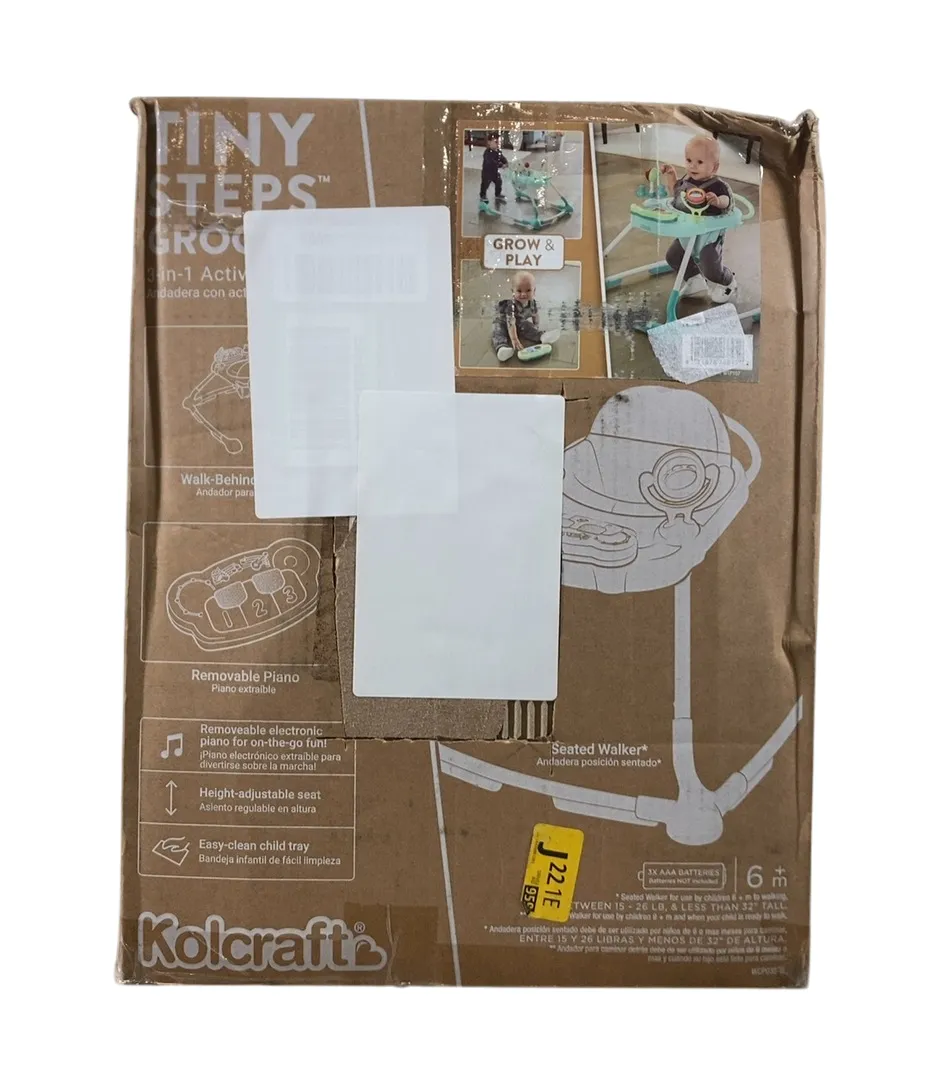 Kolcraft Tiny Steps Groove 3-in-1 Activity Walker