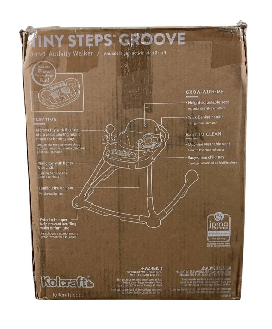 Kolcraft Tiny Steps Groove 3-in-1 Activity Walker