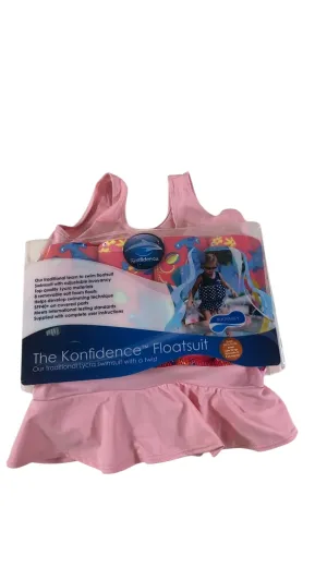 Konfidence Floatsuit, 2-3yrs/Small, Pink Sea Friends