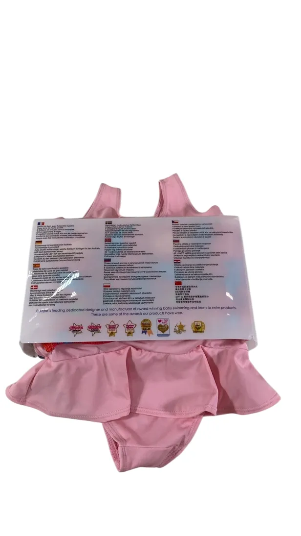 Konfidence Floatsuit, 2-3yrs/Small, Pink Sea Friends