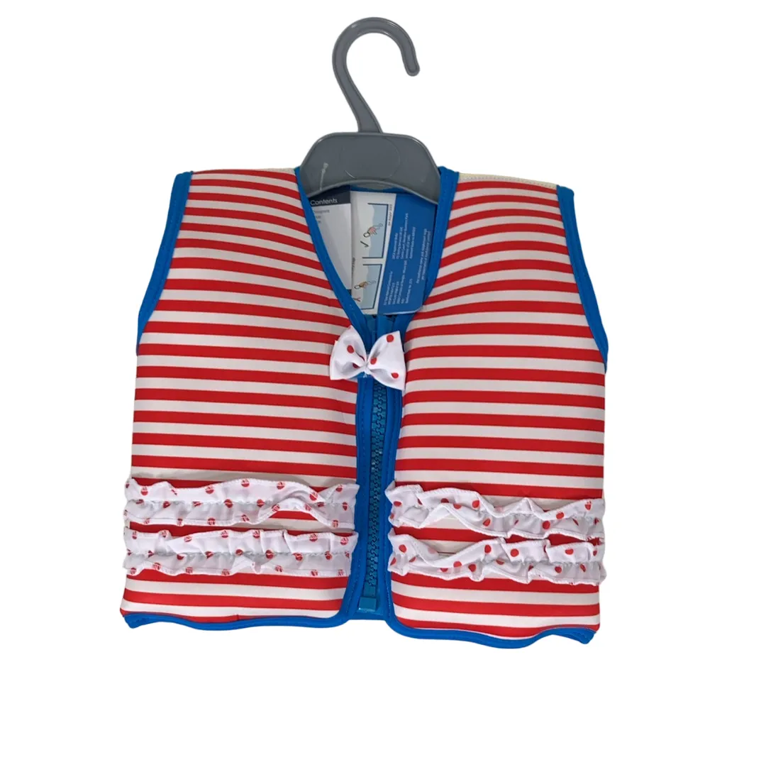 Konfidence Original Swim Jacket, Medium (3-5 years), Red Stripe