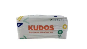 Kudos Diapers, 1, 35, White