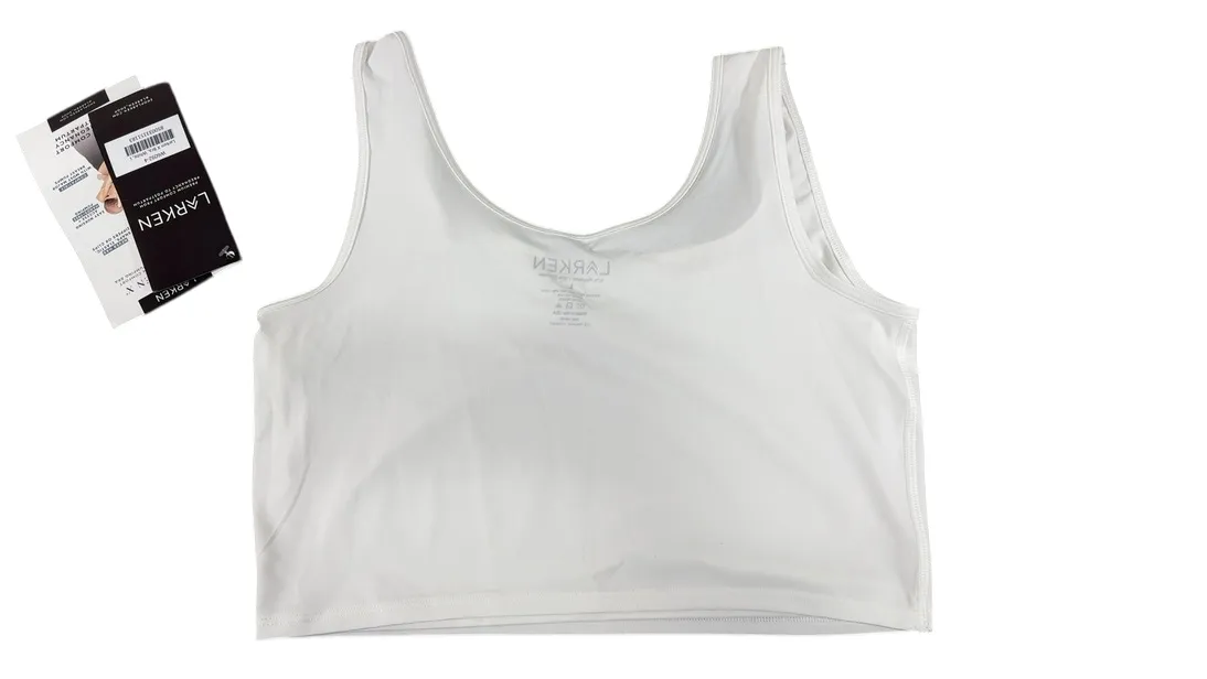 Larken The Larken X Nursing Bra, Large, White