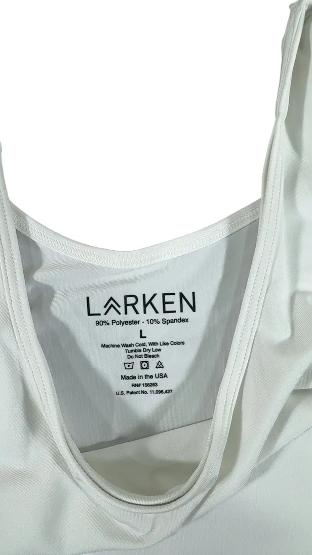 Larken The Larken X Nursing Bra, Large, White