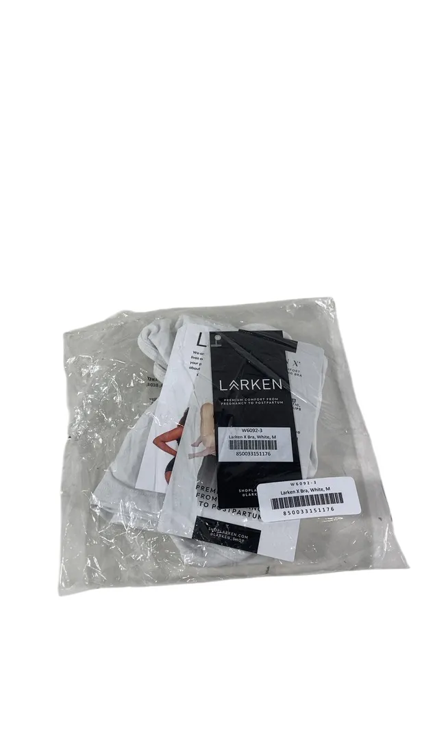 Larken The Larken X Nursing Bra, Medium, White
