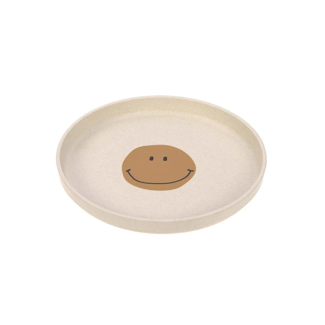 Lassig Cellulose Dish Set - Happy Rascals - Sky Blue - Smile
