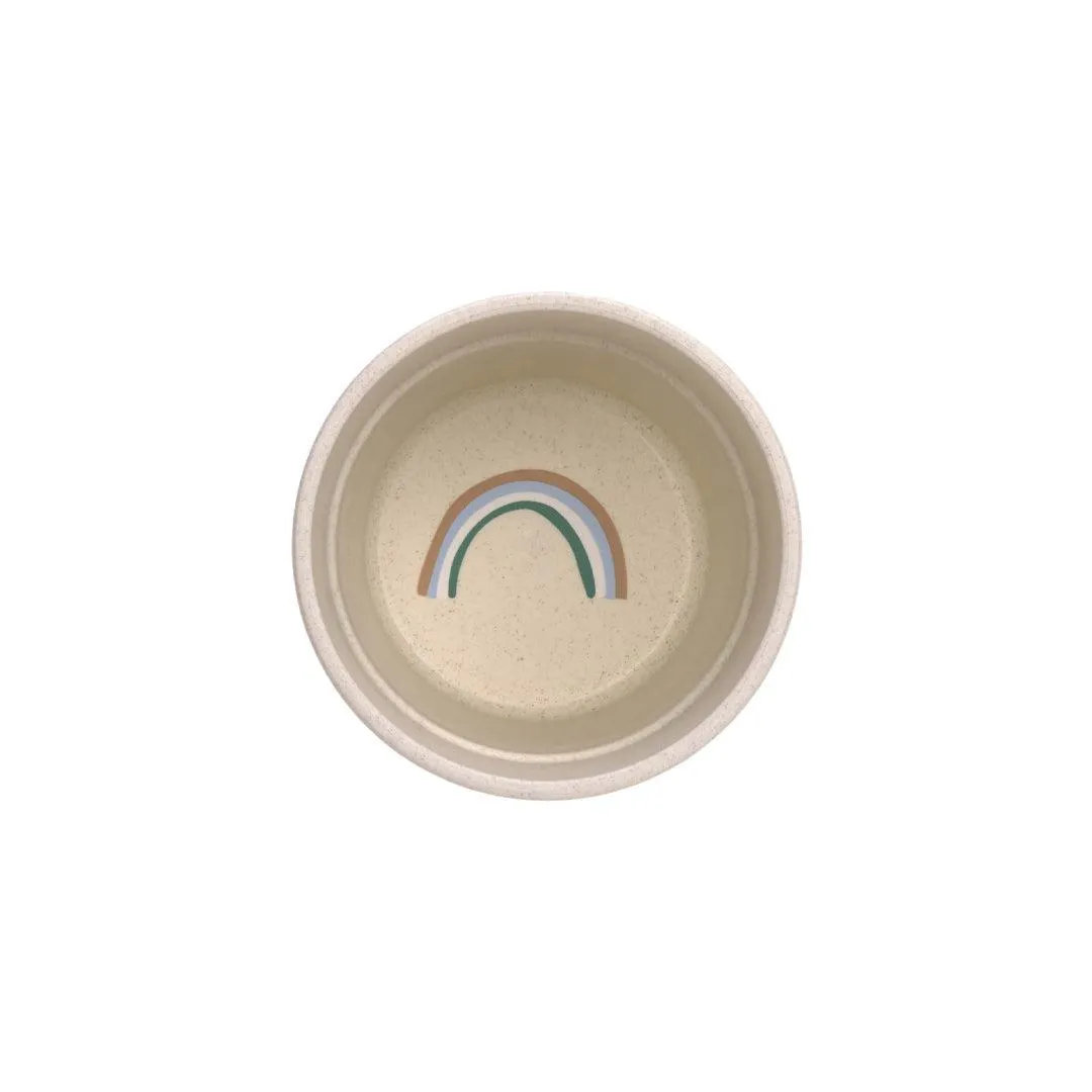 Lassig Cellulose Dish Set - Happy Rascals - Sky Blue - Smile