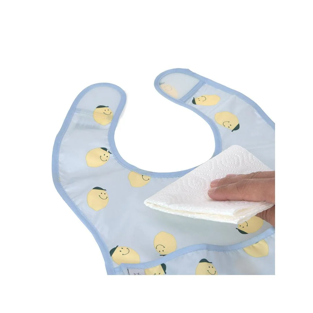 Lassig Lightweight Bibs 2pcs - Happy Fruits - Lemon