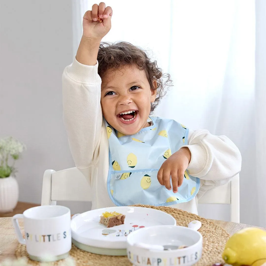 Lassig Lightweight Bibs 2pcs - Happy Fruits - Lemon