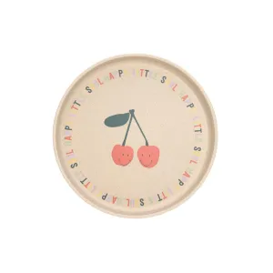 Lassig Plate Cellulose - Happy Fruits - Cherry