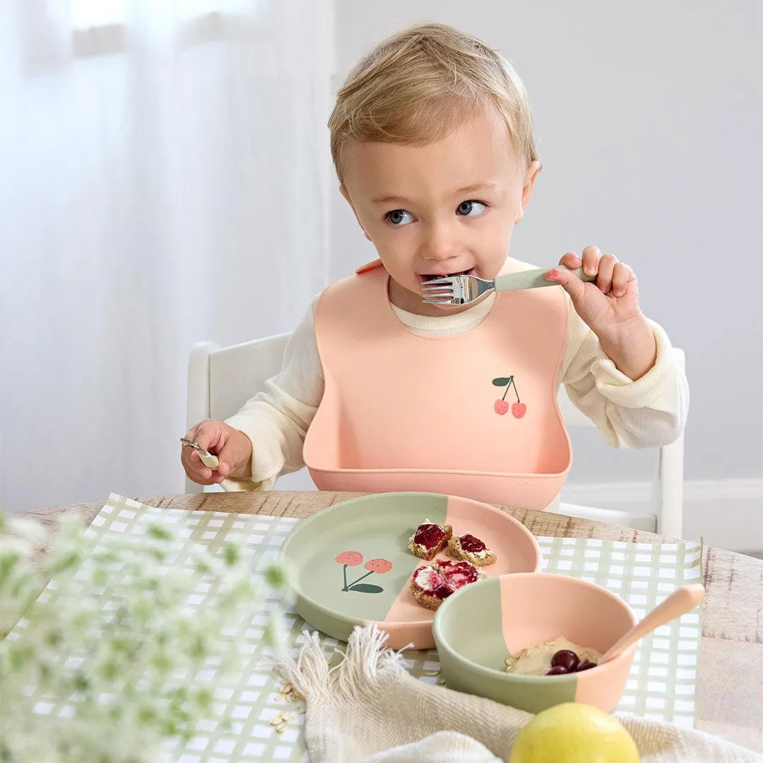 Lassig Silicone Bib - Happy Fruits - Cherry