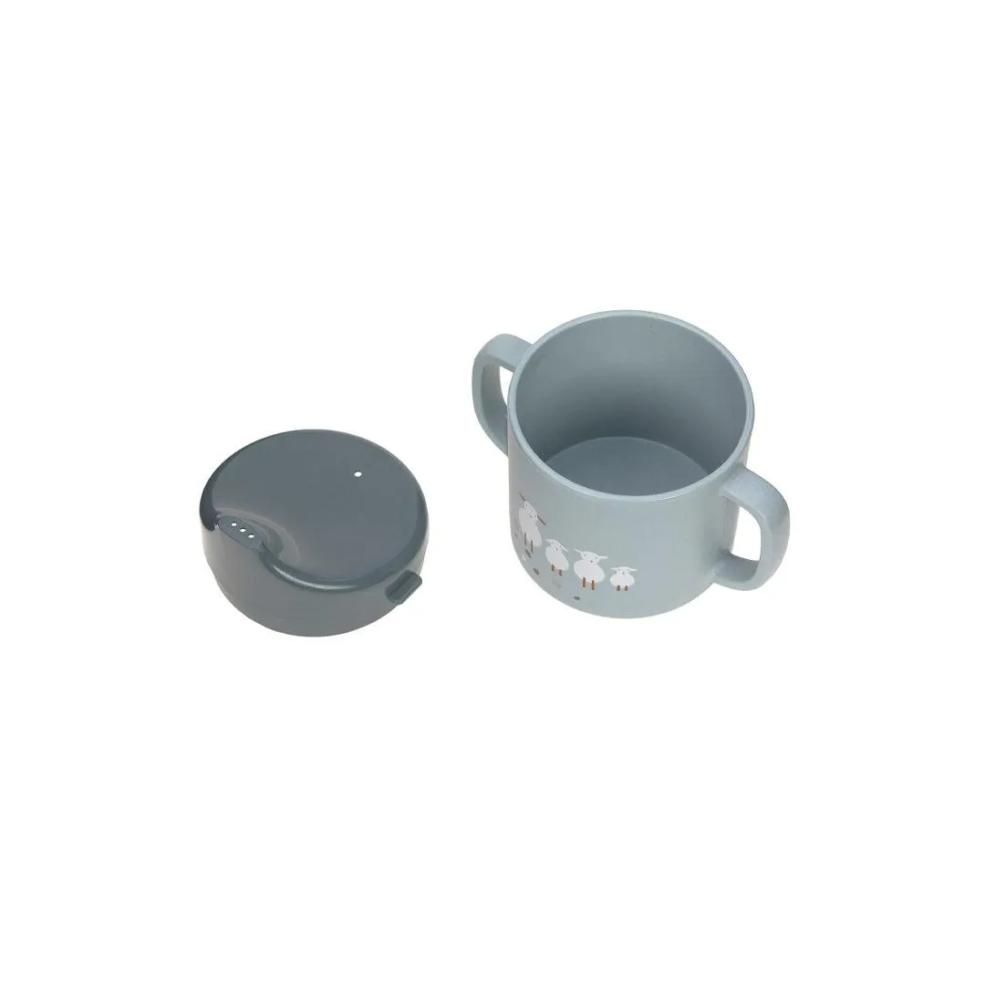 Lassig Sippy Cup - Blue - Tiny Farmer Sheep/Goose