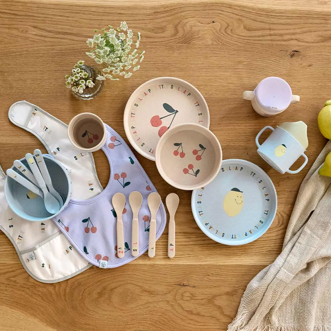 Lassig Spoon Set PP/Cellulose - Happy Fruits - Lemon