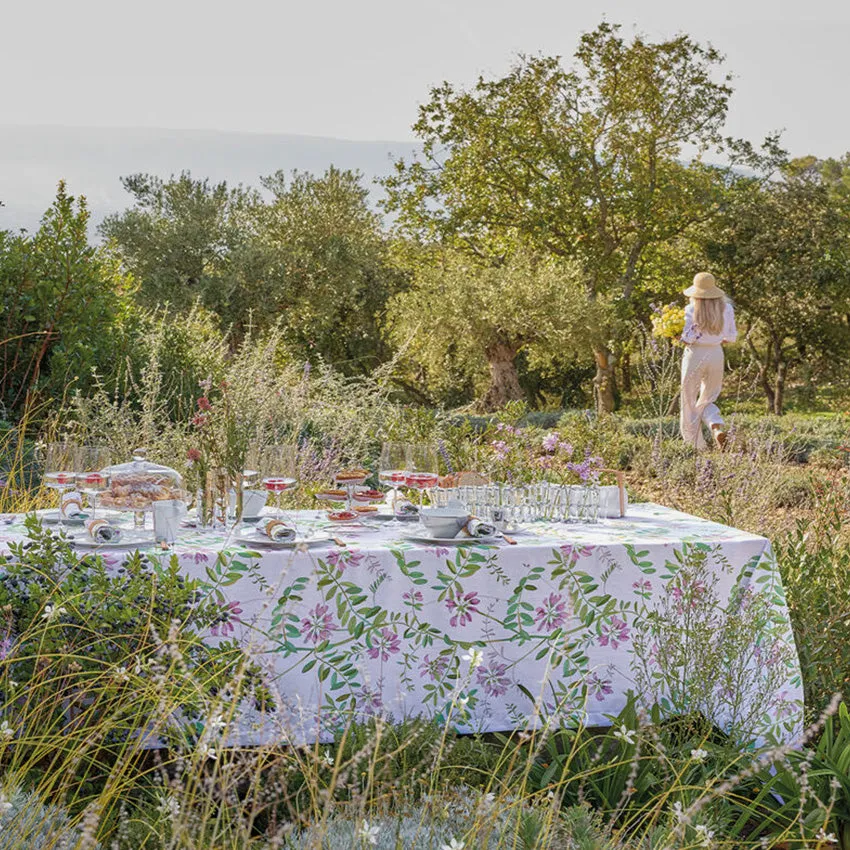 Le Jacquard Franais | Pois de Senteur Tablecloth