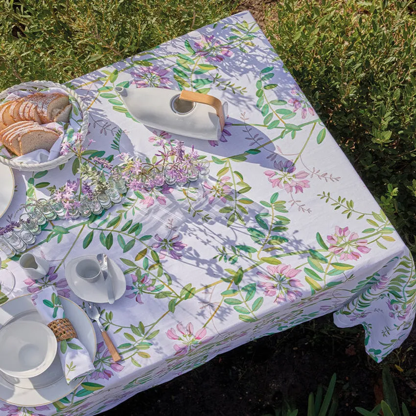 Le Jacquard Franais | Pois de Senteur Tablecloth