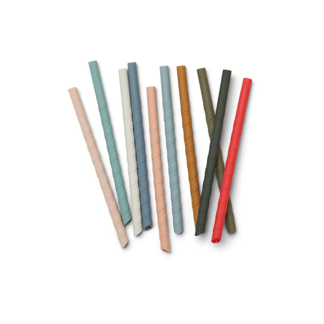 Liewood Timoti Straw - 10 Pack - Multi Mix
