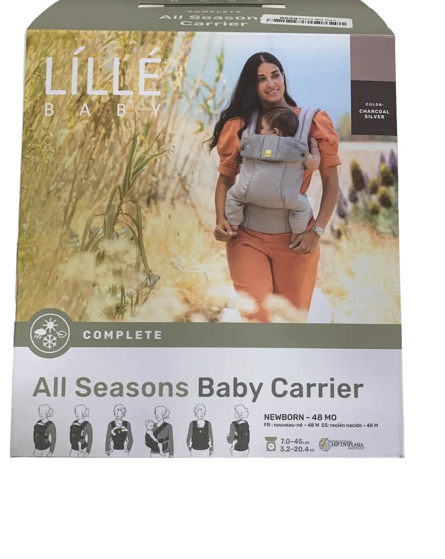 Lillebaby Complete All Seasons Baby Carrier, Charcoal Silver