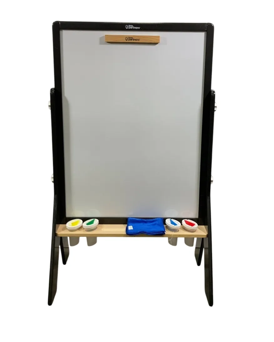 Little Partners Contempo Art Toddler Easel, Black