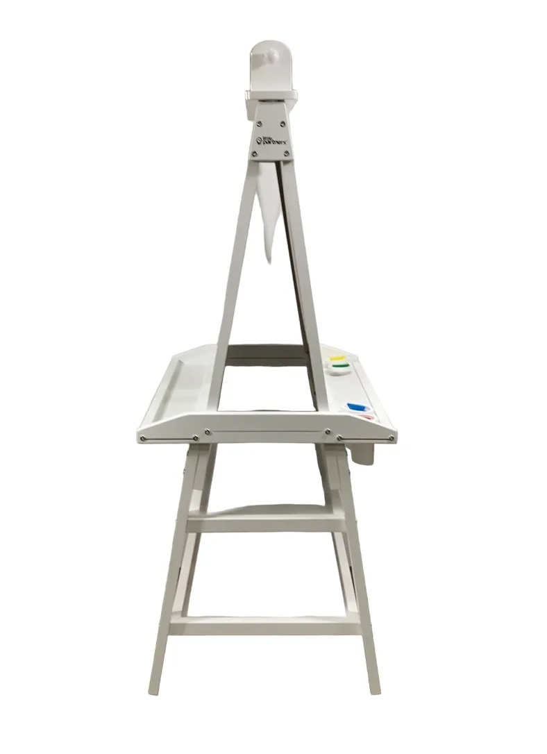 Little Partners Deluxe Learn 'N Play Art Center Easel, Soft White