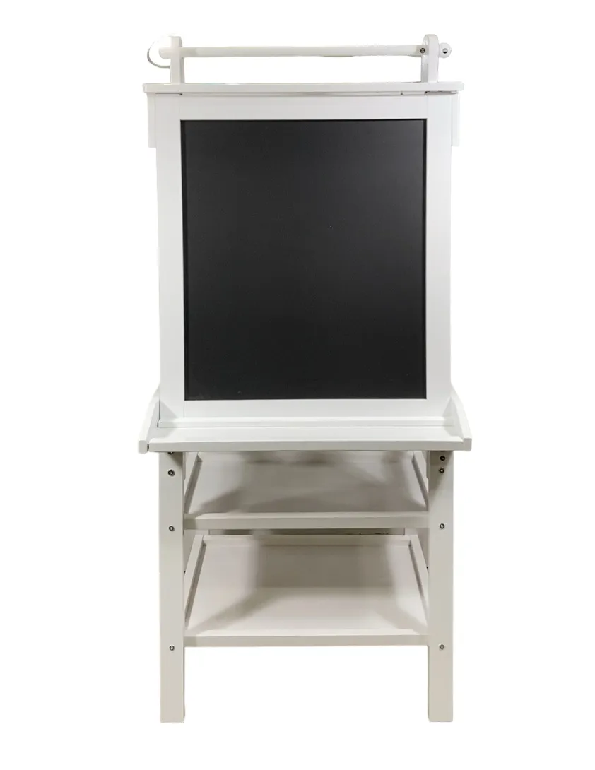Little Partners Deluxe Learn 'N Play Art Center Easel, Soft White