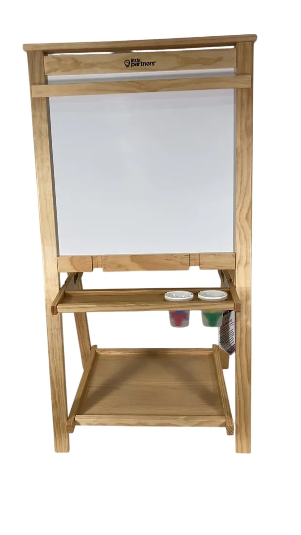 Little Partners Folding Artist EZ Easel, Natural