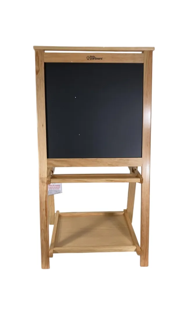 Little Partners Folding Artist EZ Easel, Natural
