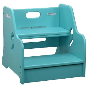 Little Partners Toddler Step Up Stool, Turquoise