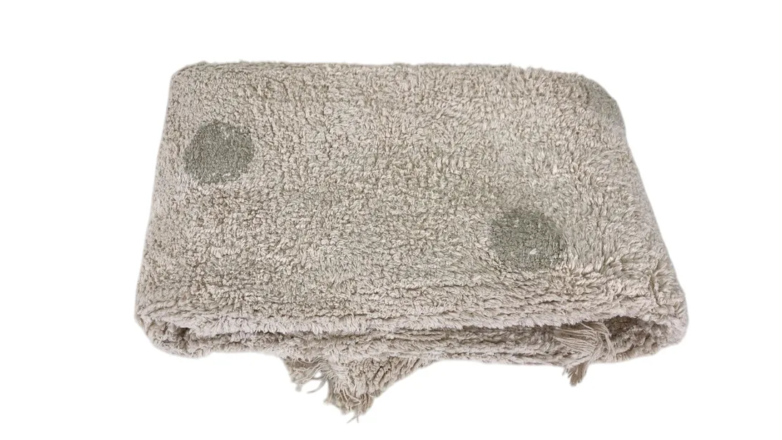Lorena Canals Hippy Washable Rug, Olive Dots