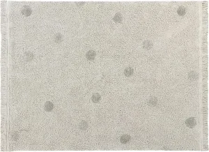 Lorena Canals Hippy Washable Rug, Olive Dots