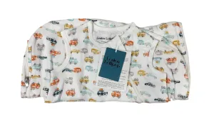LouLou Lollipop Lightweight Muslin Sleep Bag, 0-6 Months, 0.5 TOG, Camper Vans