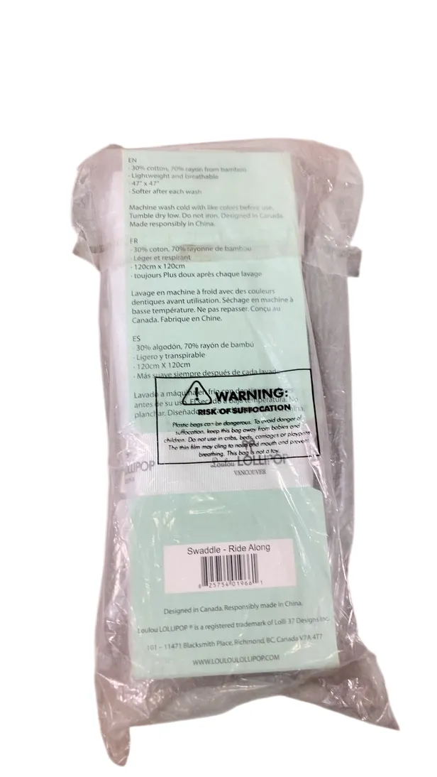 LouLou Lollipop Swaddle, Ride Along