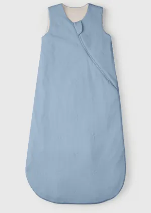 LouLou Lollipop Tencel Sleep Bag, 0-6 Months, 1.0 TOG, Smoke Blue, Waffle