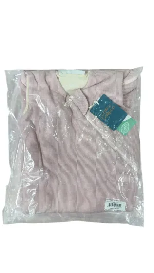 LouLou Lollipop Tencel Sleep Bag, Blush Pink, 0-6 Months, 1.0 TOG, Waffle
