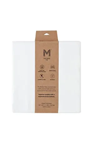 Malabar Baby Fitted Crib Sheet, Off White