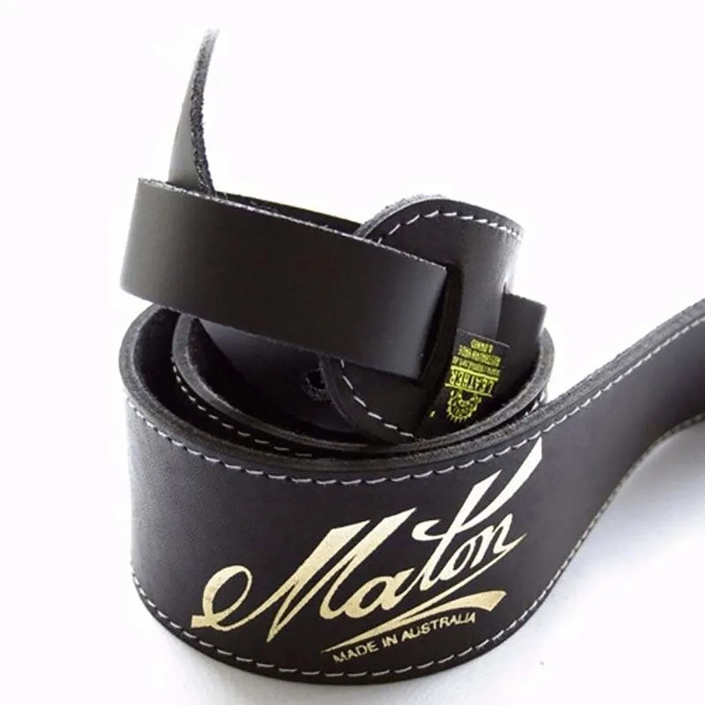 Maton STRAP-BL Soft Leather Strap Black