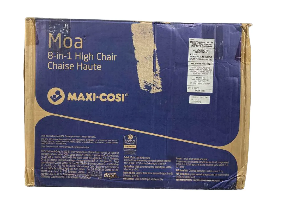 Maxi-Cosi Moa 8-in-1 High Chair, Classic Oat