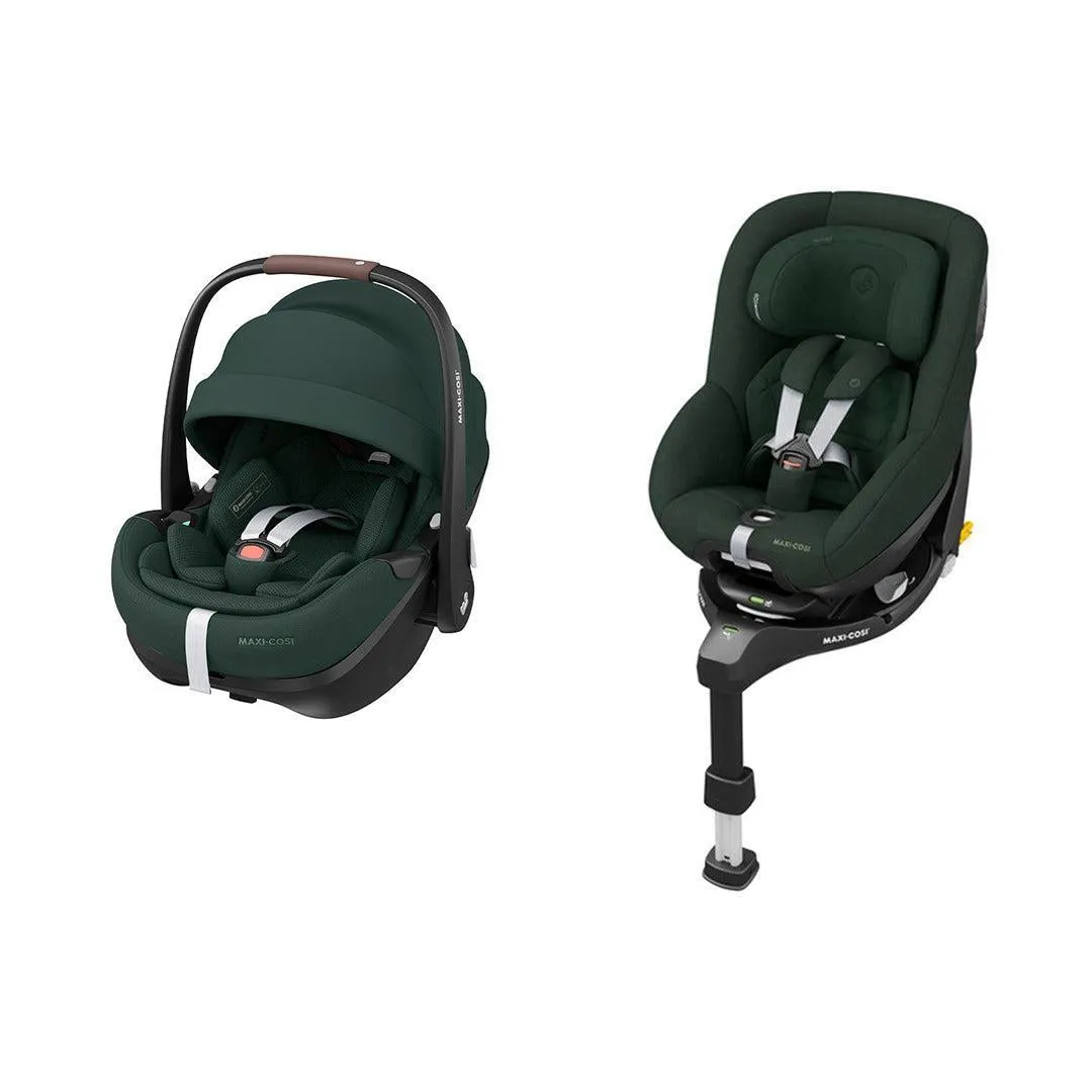 Maxi-Cosi Pebble Pro Bundle with Pearl 360 Pro Car Seat & FamilyFix 360 Pro Base