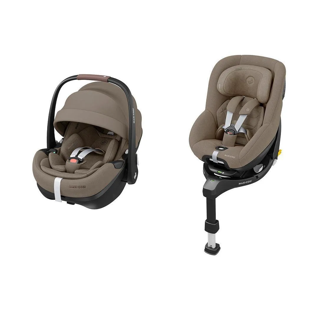 Maxi-Cosi Pebble Pro Bundle with Pearl 360 Pro Car Seat & FamilyFix 360 Pro Base