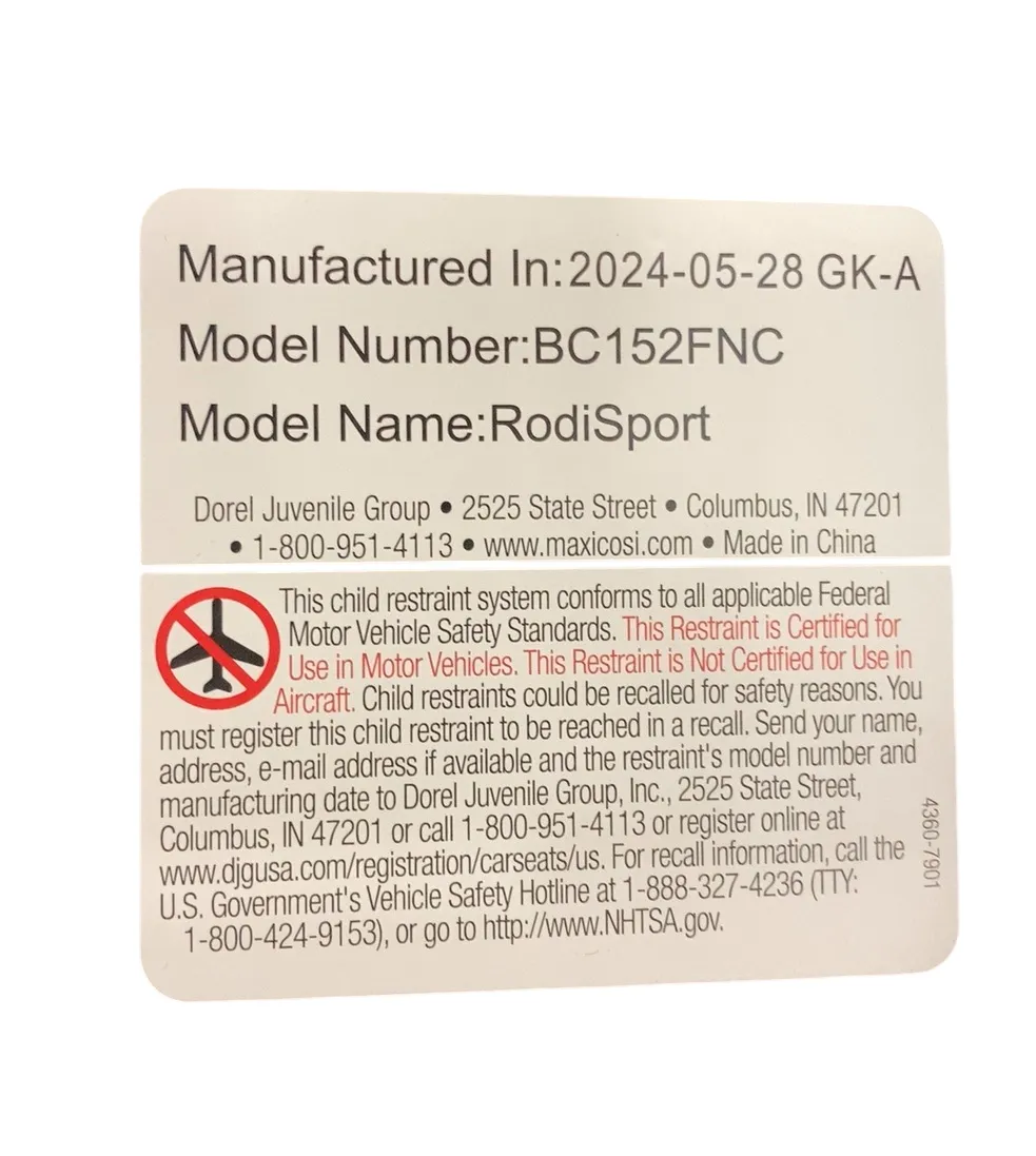 Maxi-Cosi RodiSport Booster Car Seat, 2024, Polished Pebble