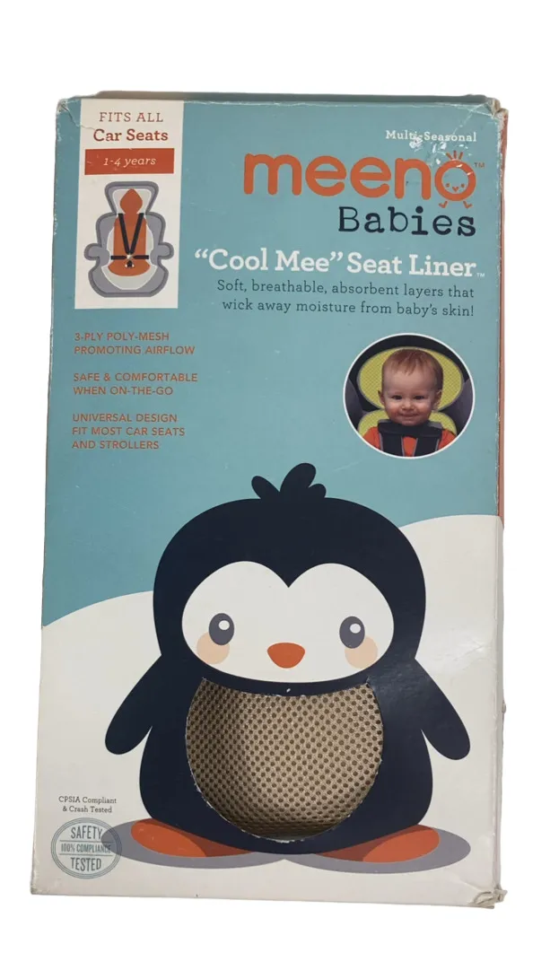 Meeno Babies Cool Mee Car Seat Liner, Gold