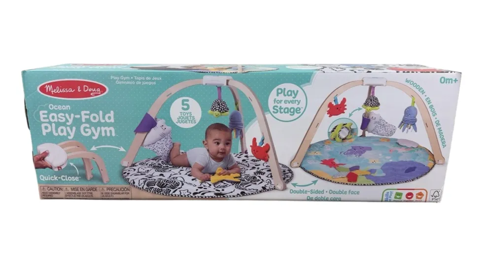 Melissa & Doug Ocean Easy-Fold Play Gym