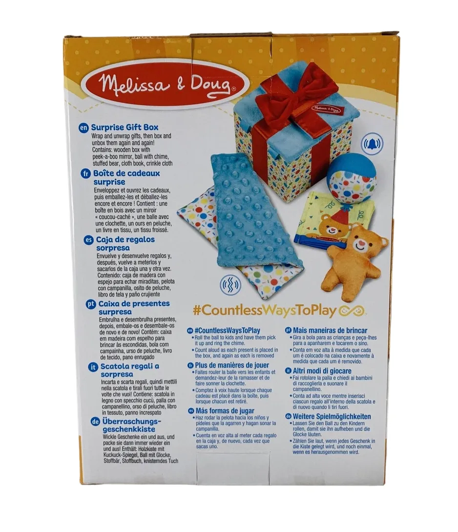 Melissa & Doug Wooden Surprise Gift Box