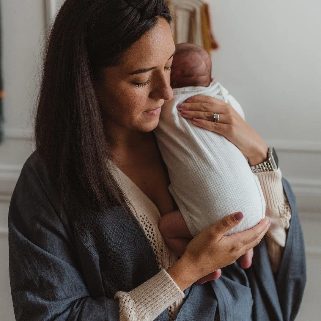 Merino Kids Mama Wrap - Dark Slate