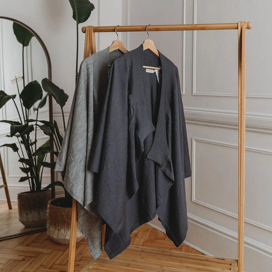 Merino Kids Mama Wrap - Dark Slate